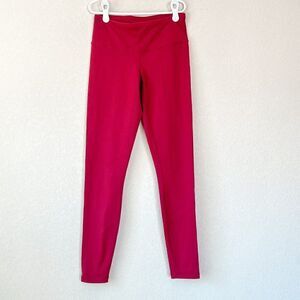 Prana Cranberry Colored Layna Leggings, Size XS